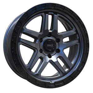 Envy Wheels – FFT-9 – Black – 17″x8″ 25mm – All weather Wheels – FFT9LMB-U1761397106125